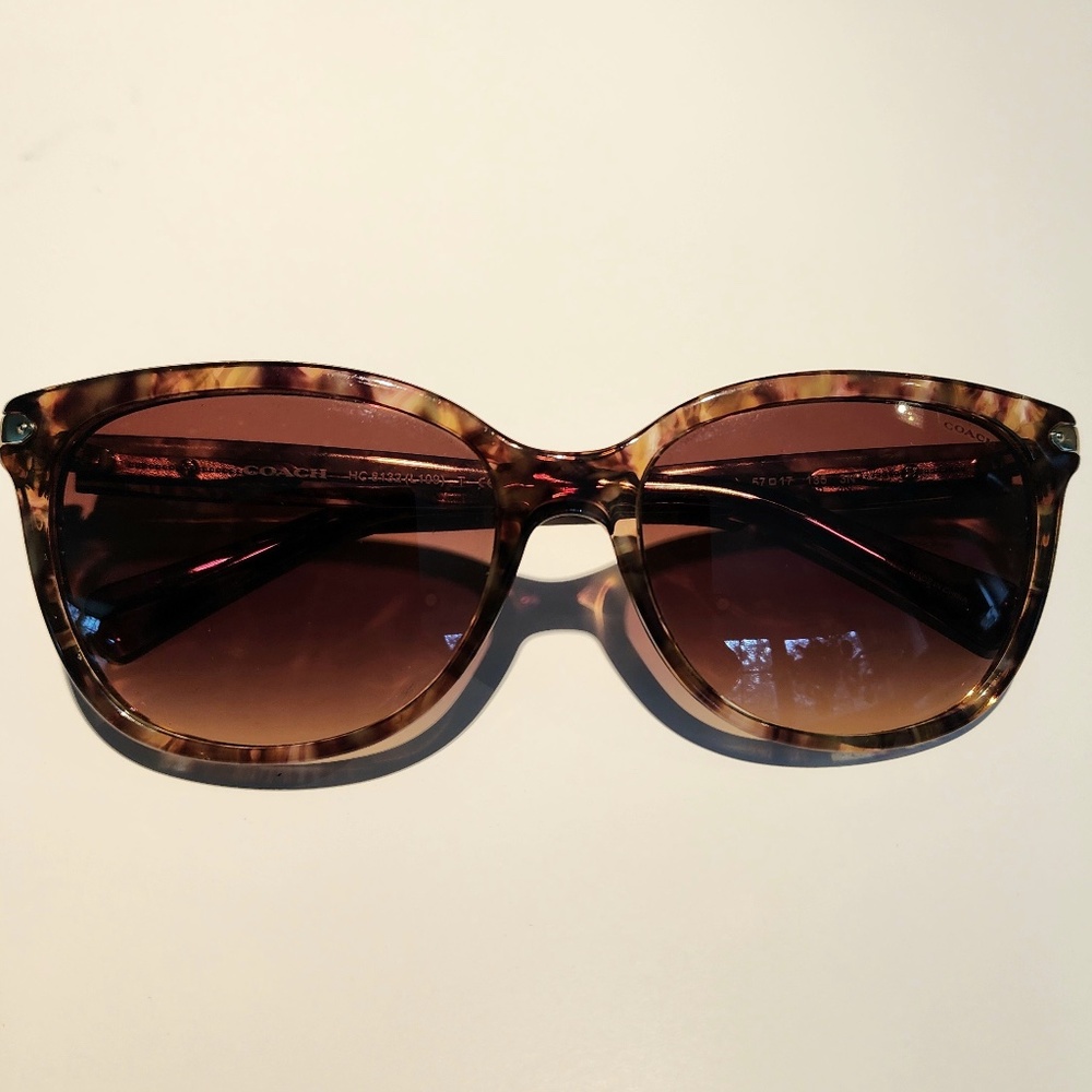 COACH Oval Brown Sunglasses Frames Only